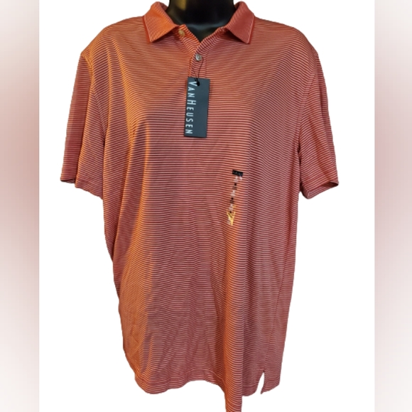 NWT Men's Van Heusen short sleeve polo - Picture 1 of 3